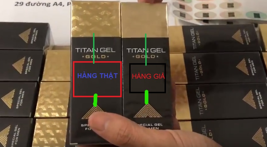 titan gel gold thật giả